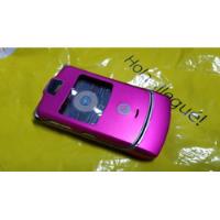 Carcarza Motorola Rarz V3 Color Lila Completa. Leer!!! segunda mano   México 