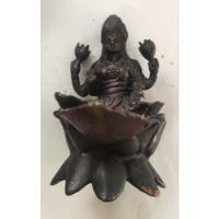 Estatua Kali Bronce Antigua Escultura Encienciario No Buda  segunda mano   México 