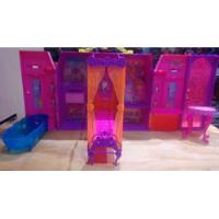 Usado, Barbie Playset Castillo Puerta Secreta Portátil Mattel 80cm  segunda mano   México 