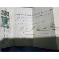 Recibo Antiguo Con Sello Fiscal De 1929. Compra De Máquina. segunda mano   México 