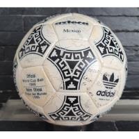 Balón adidas Azteca Mexico Omb De Época Firmado segunda mano   México 