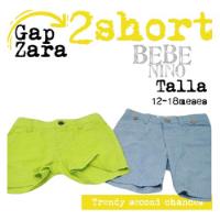 Short Azul Zara Baby Boy + Verde Baby Gap. La Segunda Bazar segunda mano   México 
