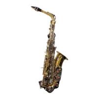 Usado, Saxofón Alto Silvertone Laqueado, Caña 1 1/2 Seminuevo segunda mano   México 