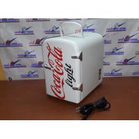 Usado, Mini Refrigerador Retro Coca Cola Portatil Color Blanco segunda mano   México 