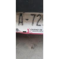 Placas Taxi Cdmx , usado segunda mano  Xochimilco