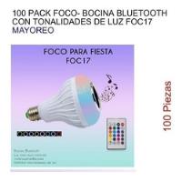100 Pack Foco- Bocina Bluetooth Con Tonalidades De Luz Foc17 segunda mano  Cuauhtémoc
