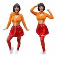 Disfraz De Halloween Para Dama Talla Ch Velma Scooby D00 segunda mano   México 