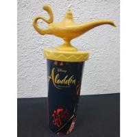 Aladdin Vaso Lámpara Disney Película Cinemex Jaffar Original, usado segunda mano   México 