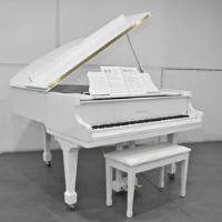 Piano De Cola Samick 5'8 Baby Grand Snow White Blanco Sg172 segunda mano   México 