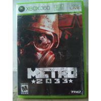 Metro 2033 Xbox 360 Con Manual  segunda mano   México 