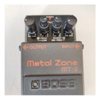 Boss Metal Zone Mt-2  Pedal De Distorsión, usado segunda mano   México 