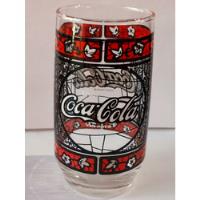 Vaso Coca Cola Diseño Vitral Vintage Navidad Raro Christmas segunda mano   México 