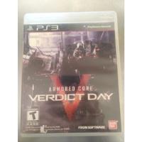 Armored Core Verdict Day Ps3 Playstation 3  segunda mano   México 
