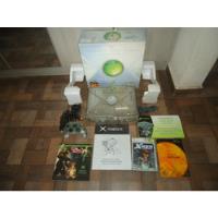 Xbox Cristal Con Caja, Manuales Y Juego segunda mano   México 
