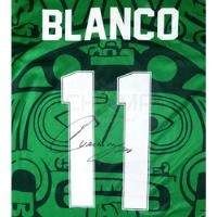 Jersey Autografiado Cuauhtemoc Blanco Selección Mexicana '98 segunda mano   México 