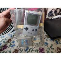 Consola Gameboy Pocket En Caja Transparente Silver Mario Boy segunda mano   México 