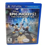 Epic Mickey 2 Psvita Playstation Vita Mouse Disney Ntsc Trqs segunda mano   México 