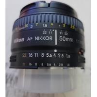 Lente Nikon Af 50mm 1.8d Para Cámaras Con Motor De Autoenfoq segunda mano   México 