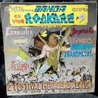 Banda Rockera - 2o Festival Metalero Azteca - Vinilo 1990 segunda mano   México 