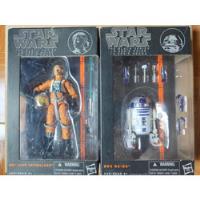 Luke Skywalker Y R2-d2. Black Serie. Línea Naranja. segunda mano   México 