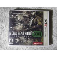 Metal Gear Solid Snake Eater 3ds segunda mano   México 