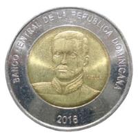 República Dominicana 10 Pesos 2016 Bimetálica segunda mano   México 