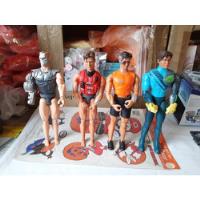 3 Max Steel Y 1 Psycho,originales De Mattel,figuras Accion., usado segunda mano   México 