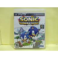 Sonic Generations Para Playstation 3 Ps3 Original Usado. segunda mano   México 