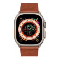 Correa Piel Sintética Para Apple Watch Ultra 4 H Diagonal, usado segunda mano   México 