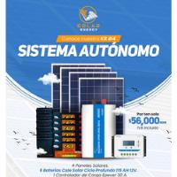 Kit Fotovoltaico Autónomo De 4000 W segunda mano   México 