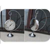 Reloj De Mesa Analógico Moderno En Plata/lattón Pulido, usado segunda mano   México 