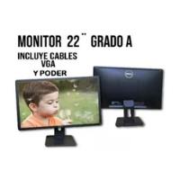 Monitor 22 Pulgadas Grado A Con Base, Dell,lenovo,hp,etc segunda mano   México 