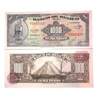 Billete Antiguo De México 1000 Pesos Cuauhtémoc Chichen-itza segunda mano   México 