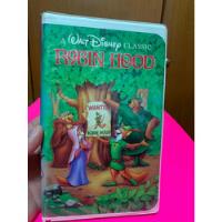 Robin Hood Pelicula Vhs Disney Black Diamond segunda mano   México 