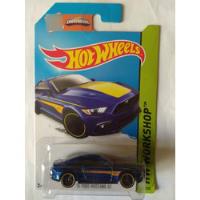Usado, Hot Wheels 15 Ford Mustang Gt Azul Workshop Mu1 segunda mano   México 