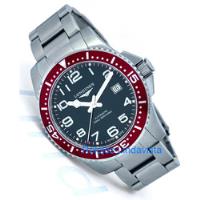 Reloj Longines Hydroconquest Rojo Automatico Grande Acero, usado segunda mano   México 