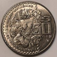 moneda 50 pesos 1982 segunda mano   México 