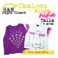 Chaleco Mezclilla Jojo´s Closet + Blusa H&m La Segunda Bazar segunda mano   México 