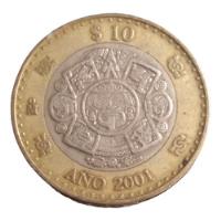 Moneda 10 Pesos  Año 2000 Edición Limitada Envio $40 segunda mano   México 