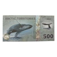 1 Billete Fantasía Ártico Polar 500 Dollar Polimero Colecció, usado segunda mano   México 