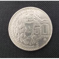 Moneda Conmemorativa De 50 Pesos 1982 Coyolxauhqui segunda mano   México 