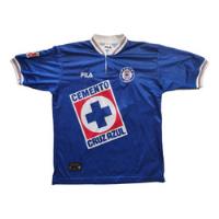Jersey Cruz Azul 1997-1998 Fila #7 Benjamín Galindo segunda mano   México 