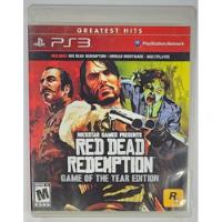 Red Dead Redemption Game Of The Year Ps3 Playstation 3 segunda mano   México 
