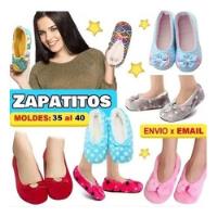 Usado, Moldes Imprimibles Para Hacer Pantubotas Zapatos Y Pantuflas segunda mano   México 