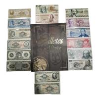16 Billetes Antiguos Mexicano Con Album P/billetes Sk02, usado segunda mano   México 