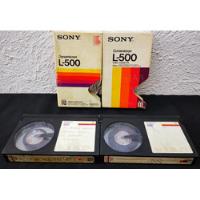 Videocassette Betamax Sony  Dynamicron L-500 2pack Retro segunda mano   México 