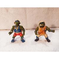 2 Figuras Leo Tmnt  Tortugas Ninja Vintage 90s Playmates segunda mano   México 