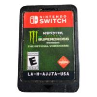 Monster Energy Supercross Original Nintendo Switch Sin Caja  segunda mano   México 
