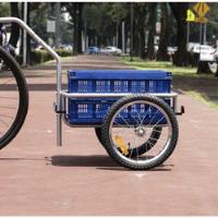 Remolque Para Bicicleta Con Caja De Plástico segunda mano   México 