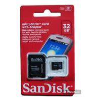 Memoria Micro Sdhc Con Adaptador  Sandisk 32 Gb Android Cam segunda mano   México 